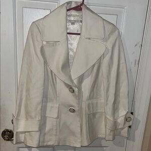 Chic Cream Women's Trench Coat